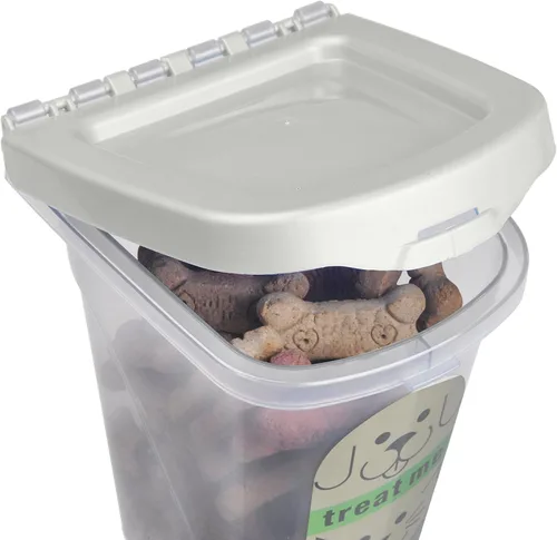 Vista 6 de Van Ness Recipiente hermético para mascotas y almacenamiento de alimentos para gatos, capacidad de 2 libras