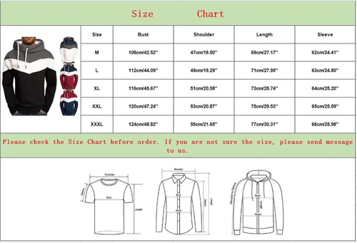 Vista 3 de EELHOE Mens Hoodie Sweaters Lightweight Long Sleeve Cotton Tops with Hood Athletic Stylish Print Graphic Pullover