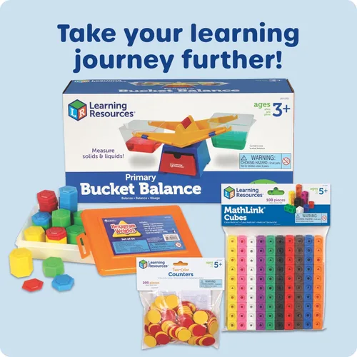 Vista 8 de Learning Resources – Balanza de enseñanza primaria con cubetas