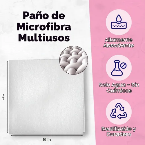 Vista 3 de Kaywos - Paño de limpieza y pulido Zezo Fiber Miracle (5 unidades (paquete de 1))