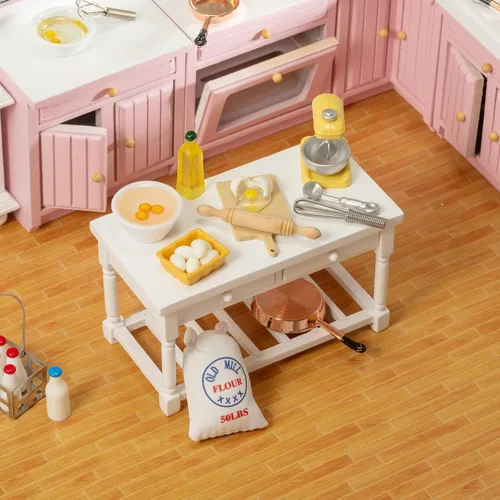 Vista 4 de Accesorios y muebles para casa de muñecas, cosas en miniatura