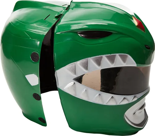 Vista 4 de Disguise Casco Green Ranger para hombre, Verde