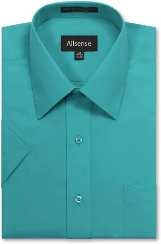 Vista 11 de Allsense Camisa de vestir de manga corta de ajuste regular para hombre