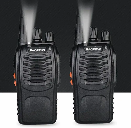 Vista 4 de BAOFENG BF-888S Walkie Talkies para adultos de largo alcance profesional de mano de 16 canales de radio bidireccional con auriculares, batería