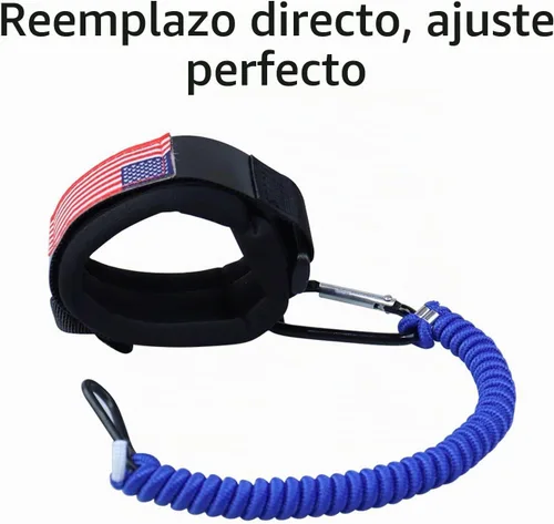 Vista 7 de Cordón para interruptor de barco con correa de muñeca compatible con motor fuera de borda Mercruiser Interruptor de parada de emergencia, cable