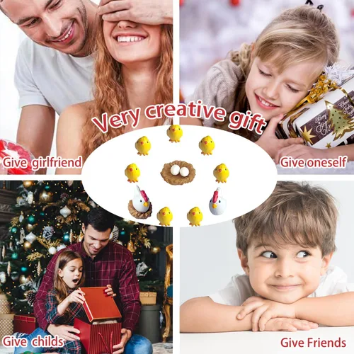 Vista 6 de Colgantes de zapatos de pollo para decoración de niñas lindos accesorios de zapatos de pollito para zueco divertidos zapatos de animales a juego