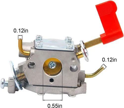 Vista 2 de Carburador C1U-W32 para Poulan 545006017 Carburador para 545030102 530039235 RS32 SM446E PP136E Zama C1U-W32 C1U-W32A C1UW32 C1U Weedeater Craftsman