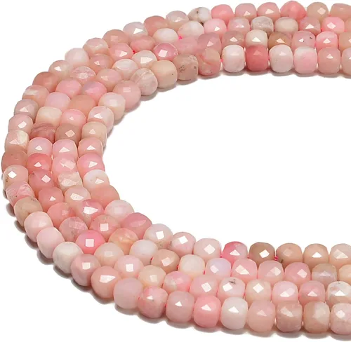 Vista 7 de JM Design Cuentas de 5/64 de pulgada 01 con forma de cubo liso multicolor para manualidades y fabricación de joyas (pulseras, collares, pendientes)