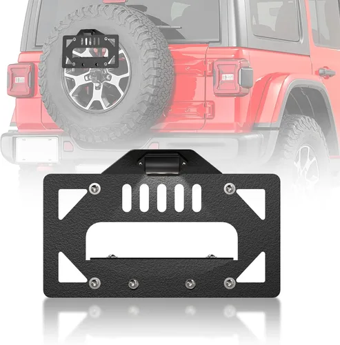 Vista 12 de Marco de Placa de Matrícula Frontal Compatible con Tesla Cybertruck 2024 2025 2026, Soporte de Placa de Matrícula sin Taladro con Antirrobo, Kit