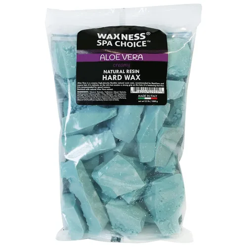 Vista 3 de Waxness Spa Choice - Cuentas de cera dura de aloe vera de 2.2 libras (2.2 lbs, 2 unidades)
