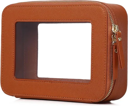 Vista 23 de Bolsa de maquillaje transparente (negro L)