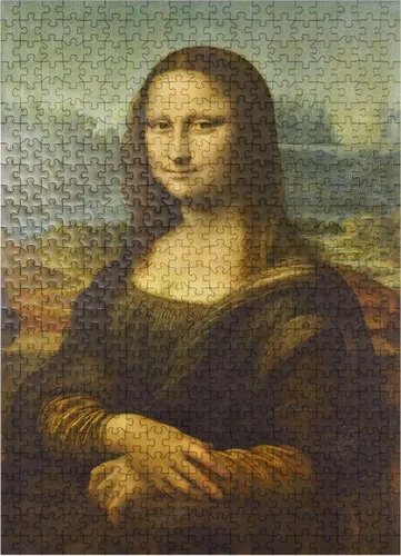 Vista 7 de MyPuzzle Mona Lisa - Lisa Del Giocondo by Leonardo Da Vinci - Rompecabezas premium de 100 piezas para adultos