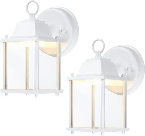 Vista 7 de LIT-PaTH Lámpara de pared con luz de diodo emisor de luz (LED) para exteriores, accesorios de iluminación de pared para porche, 3000K 9.5W 800