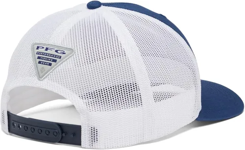Vista 5 de Columbia Unisex PFG Logo Mesh Snap Back - Bajo carbón chispa roja talla única