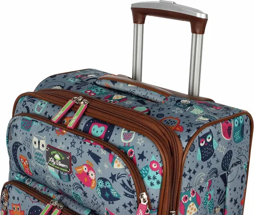 Vista 6 de Lily Bloom Juego de equipaje 4 piezas de la colección de maletas con ruedas giratorias para mujer