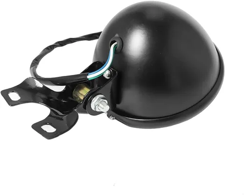 Vista 3 de 5.5 "negro motocicleta faro para Cruiser Chopper Cafe Racer Bobber personalizado nuevo