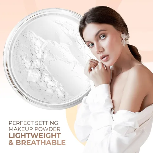 Vista 9 de Kit de inicio de 6 piezas (BEIGE) Maquillaje mineral Tamaño de muestra Set cara desnuda mate base cubierta