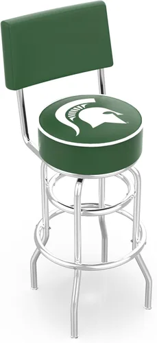Vista 4 de The Holland Bar Stool Company L7C4 - Taburete giratorio con doble anilla cromada (Leprechaun)