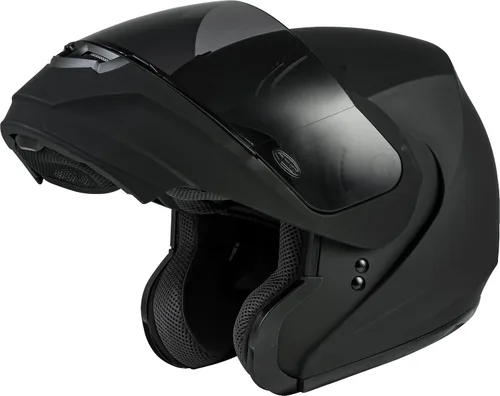 Vista 4 de GMAX Casco modular MD-04 (negro mate, 3XL) - Aprobado por FMVSS 218