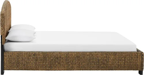 Vista 9 de Crosley Furniture Edgewater Coastal Boho - Juego de cama de ratán