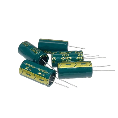 Vista 7 de Condensador electrolítico de aluminio de alta frecuencia de 0.709 x 1.378 in, 5 unidades, 35 V, 10000UF, para TV, monitor LCD, juego