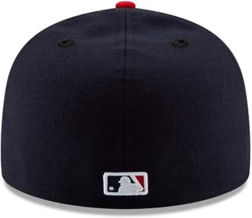 Vista 6 de New Era 59Fifty - Gorra auténtica de los Cleveland Indians, color azul marino