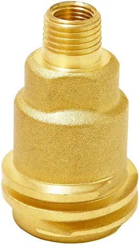 Vista 5 de Joywayus Conexión de gas propano de tuerca QCC1 de latón macizo con rosca macho NPT de 1/4 pulgadas, adaptadores de manguera de conexión rápida