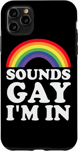 Vista 13 de Funny Gay Pride Sounds Gay I'm In LGBTQ Case for iPhone 16
