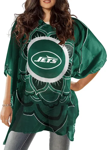 Vista 21 de Caftán de la NFL, Rojo, talla única Se ajusta a la mayoría