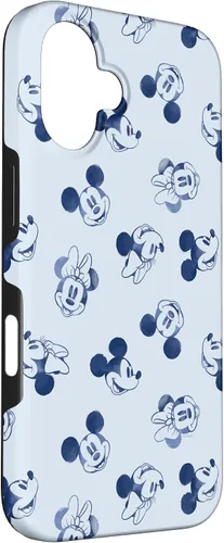 Vista 3 de Funda retro para iPhone 16 Disney Minnie y Mickey Mouse Icon Faces Vintage Art Retro