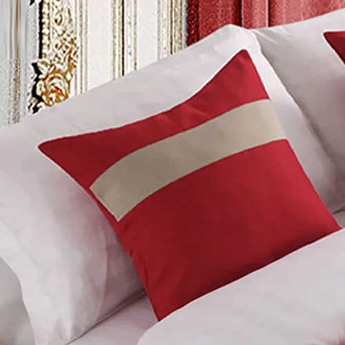 Vista 22 de Cojines con fundas de almohada a juego y núcleo de almohada de 17.7 x 17.7 in, paquete de 1, para decoración de cama, sala de estar, sofá Beige
