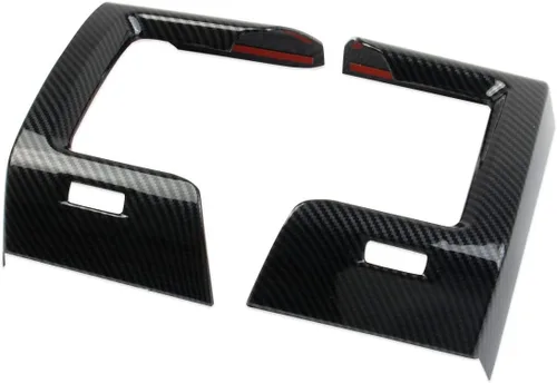 Vista 3 de Cubierta de salida de CA de ventilación de aire lateral de fibra de carbono para Nissan Pathfinder 2022-2026