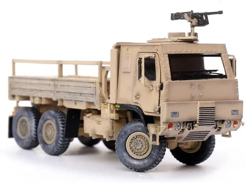 Vista 7 de Motor City Classics 1:72 Escala US M1083 FMTV (cabina blindada) Vehículo táctico mediano - Camuflaje del desierto - 12219PB - Panzerkampf