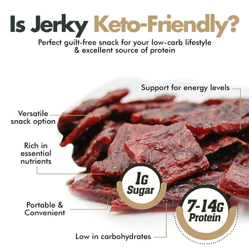 Vista 5 de Buffalo Bob's Wild Game Jerky (paquete de 10) Paquete de regalo de muestra de carne exótica premium Incluye búfalo, alce, venado, avestruz