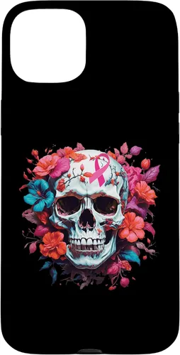 Vista 9 de Breast Cancer Skull Shirt For Women Sugar Skull Pink Ribbon Case for iPhone 16