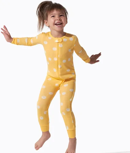 Vista 4 de Onesies Brand Pijama de algodón de una pieza de ajuste cómodo para niñas