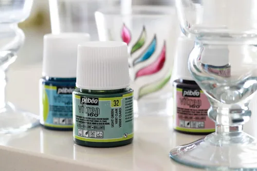 Vista 6 de Pebeo Vitrea 160 - Botella de diluyente para pintura de vidrio (45 ml)