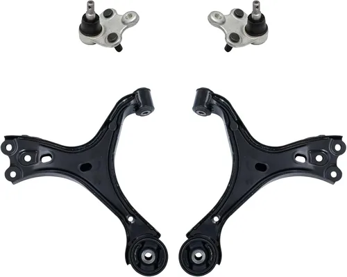 Vista 69 de TRQ Brazo de control superior e inferior del lado del conductor y del pasajero con juego de rótulas compatible con Chevrolet GMC 89-02