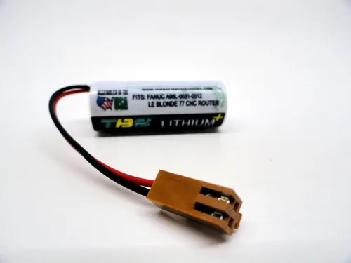 Vista 2 de 2PC GE Fanuc CR17450E-RL, CR17450SE-RL, A02B-0200-K102, PLC batería de repuesto PLC 3.0V