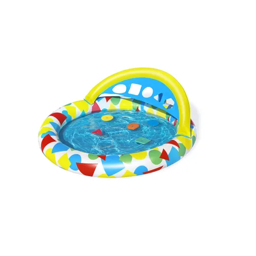 Vista 7 de Bestway Piscina Hinchable Infantil Aprendizaje 120x117x46 cm +4 meses Jardin 52378