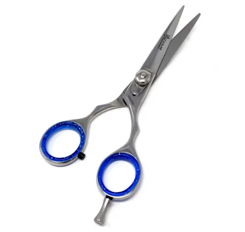 Vista 3 de Tijeras profesionales de peluquería de 5.5 pulgadas, acero inoxidable, tijeras de corte de pelo ligeras para peluquería, peluquería