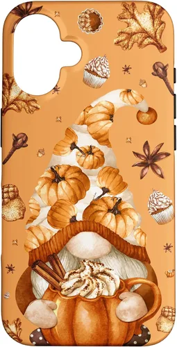 Vista 32 de Thanksgiving Gnome Love Pumpkin Spice Cute Fall Yall Pattern Case for iPhone 17