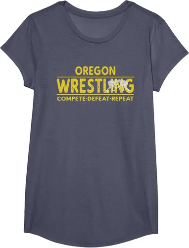 Vista 20 de Oregon Wrestling - Camiseta para competir, derrota, repetir