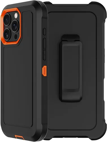 Vista 11 de Funda para iPhone 13 Pro Max con Clip para Cinturón, 2 x Protector de Pantalla, Protección contra Caídas de Grado Militar, Servicio Pesado, Cuerpo