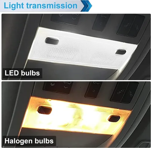 Vista 3 de Cubierta de luz de cúpula de mapa interior, lente transparente, lámpara de lectura de consola superior compatible con Chevy Silverado GMC Sierra
