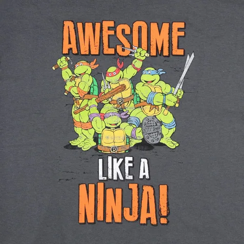 Vista 2 de Teenage Mutant Ninja Turtles - Camiseta para niño con diseño de Awesome Like A Ninja