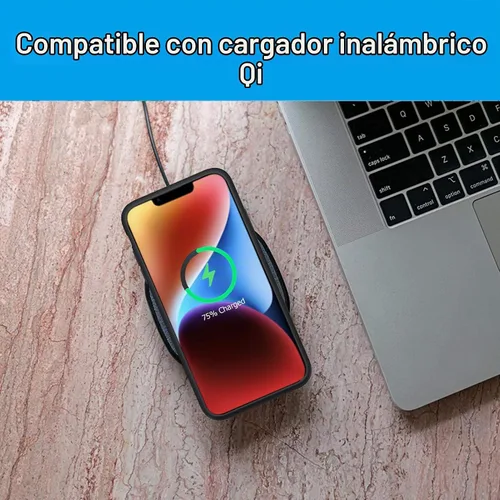 Vista 6 de Funda de batería para iPhone 14, 10000 mAh, funda protectora de carga portátil, compatible con carga inalámbrica, compatible con iPhone 14