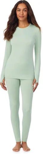 Vista 19 de Cuddl Duds Heavyweight 2 Piece Sets Base Layer Thermal Underwear for Women Negro