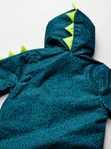 Vista 2 de Carter's Critter Rainslicker - Chaqueta impermeable ligera para niños, Verde