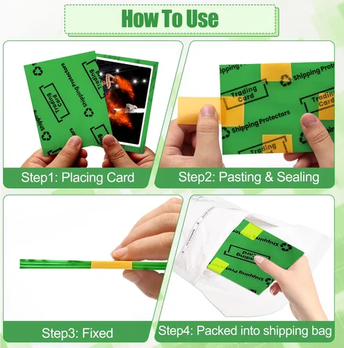 Vista 6 de Paquete de 200 protectores de envío de tarjetas intercambiables